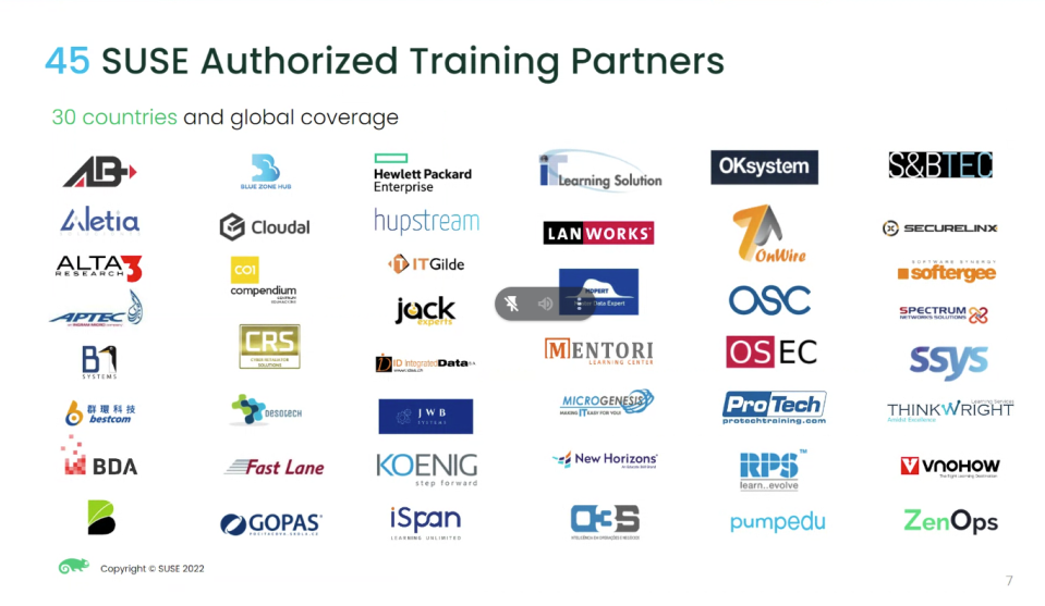 Suse Training Partners - Pumpedu